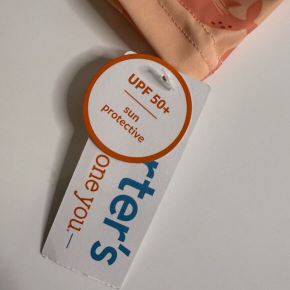 Carter’s Just One You Baby Girl Rash Guard Top Size 3M UPF 50+ Sun Protection - Picture 3 of 5